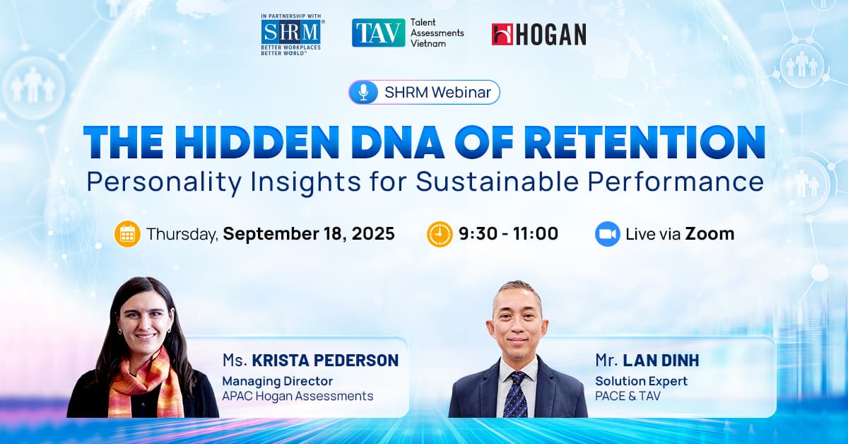 SHRM Webinar: The Hidden DNA of Retention: Personality Insights for Sustainable Performance