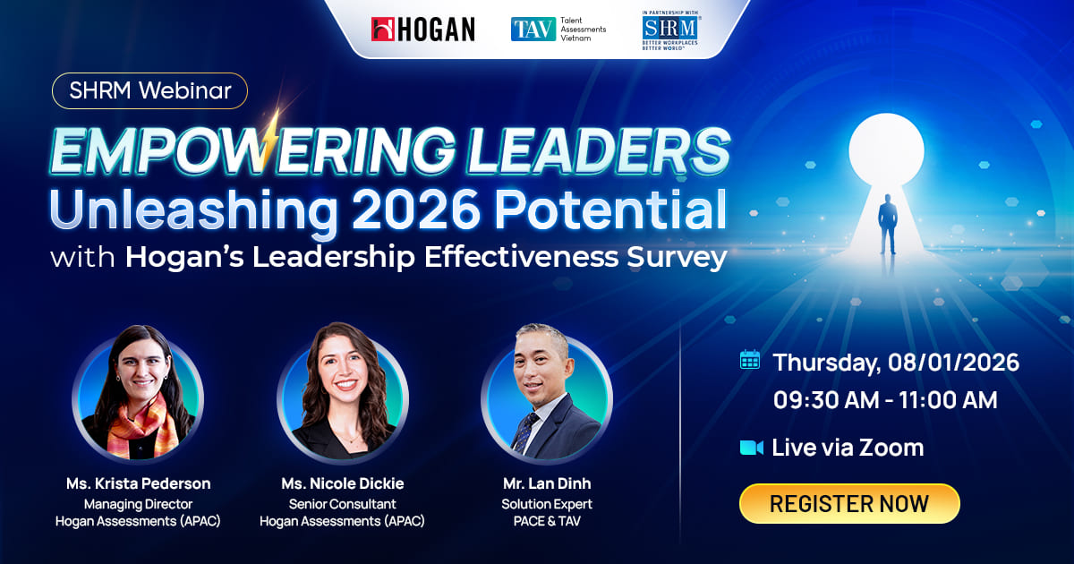 SHRM Webinar: Empowering Leaders – Unleashing 2026 Potential with Hogan’s Leadership Effectiveness Survey