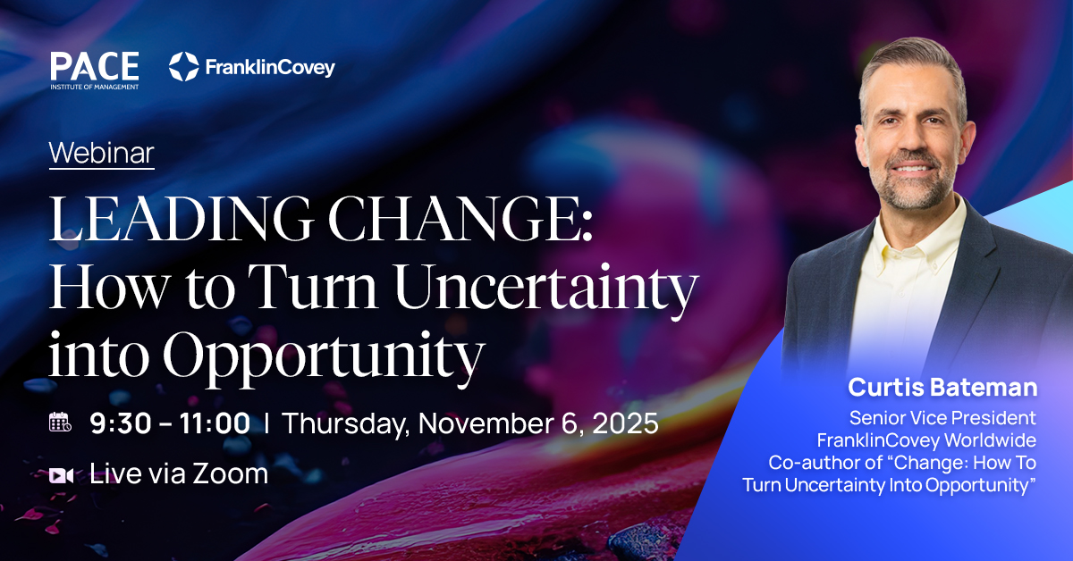 Webinar: LEADING CHANGE: HOW TO TURN UNCERTAINTY INTO OPPORTUNITY