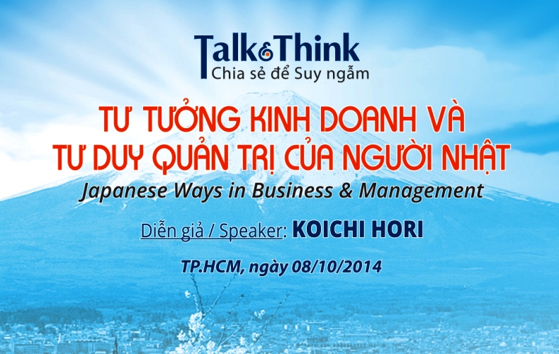 Thông báo thay đổi địa điểm tổ chức Talk&Think tháng 10
