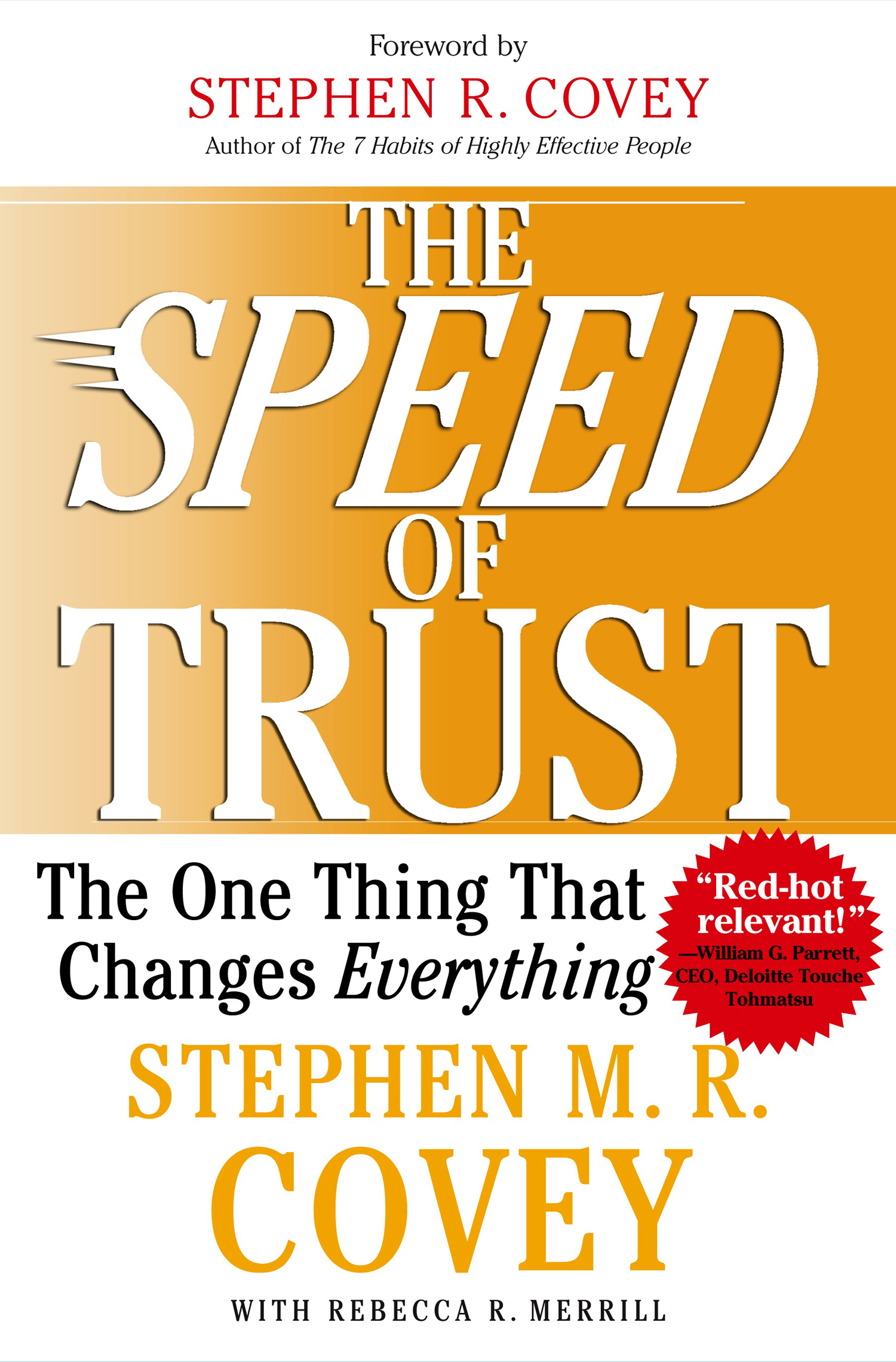 The Speed of Trust
