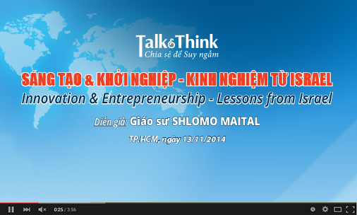 Kinh nghiệm sáng tạo và khởi nghiệp từ Israel