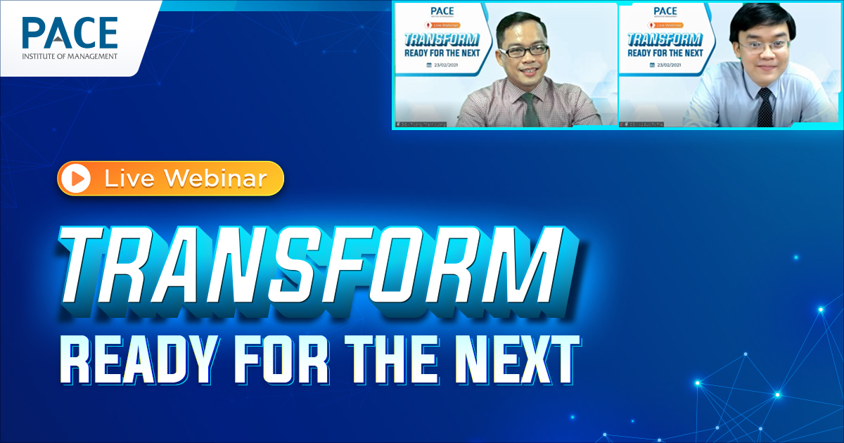 RECAP LIVE WEBINAR "TRANSFORM: READY FOR THE NEXT"