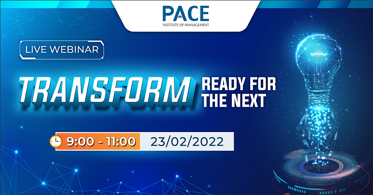 LIVE WEBINAR: “TRANSFORM: READY FOR THE NEXT”