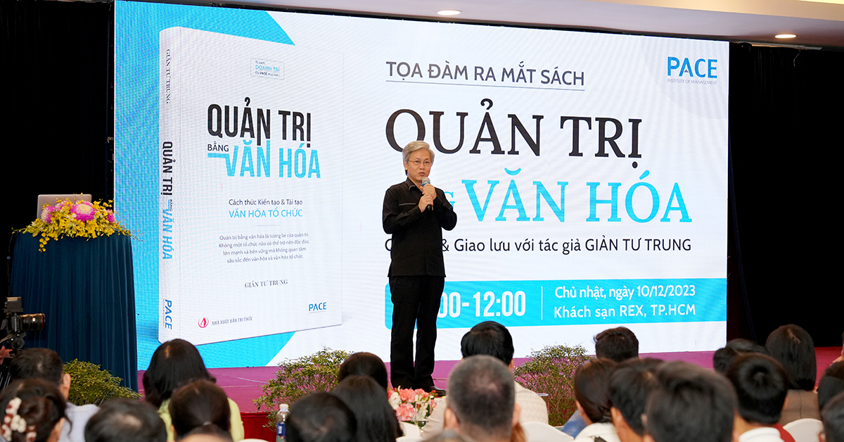 LAUNCHING THE BOOK "MANAGEMENT BY CULTURE" BY DR. GIAN TU TRUNG