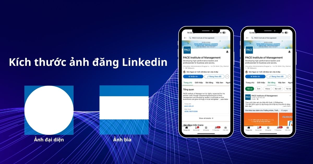 kích thước ảnh đăng linkedin