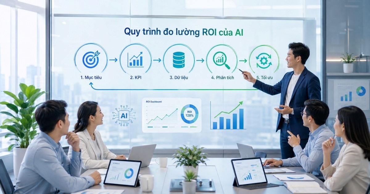 quy trình đo lường ROI của AI