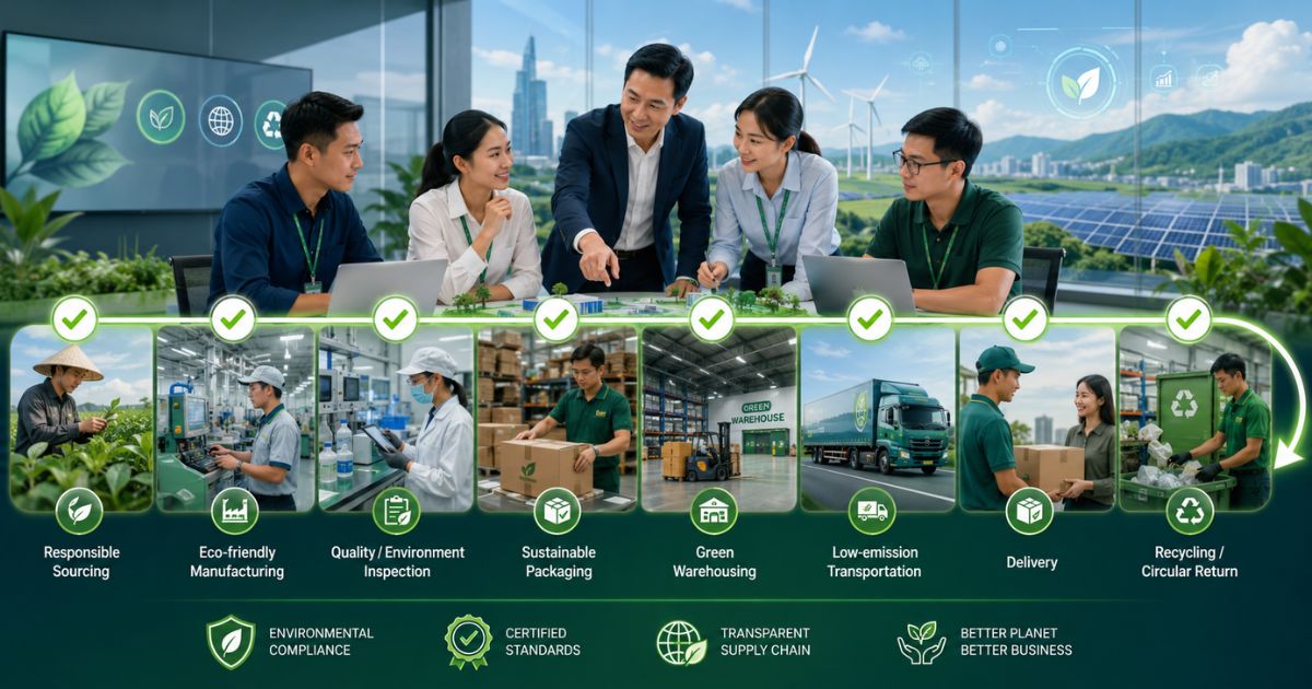 lưu ý khi triển khai chuỗi cung ứng xanh