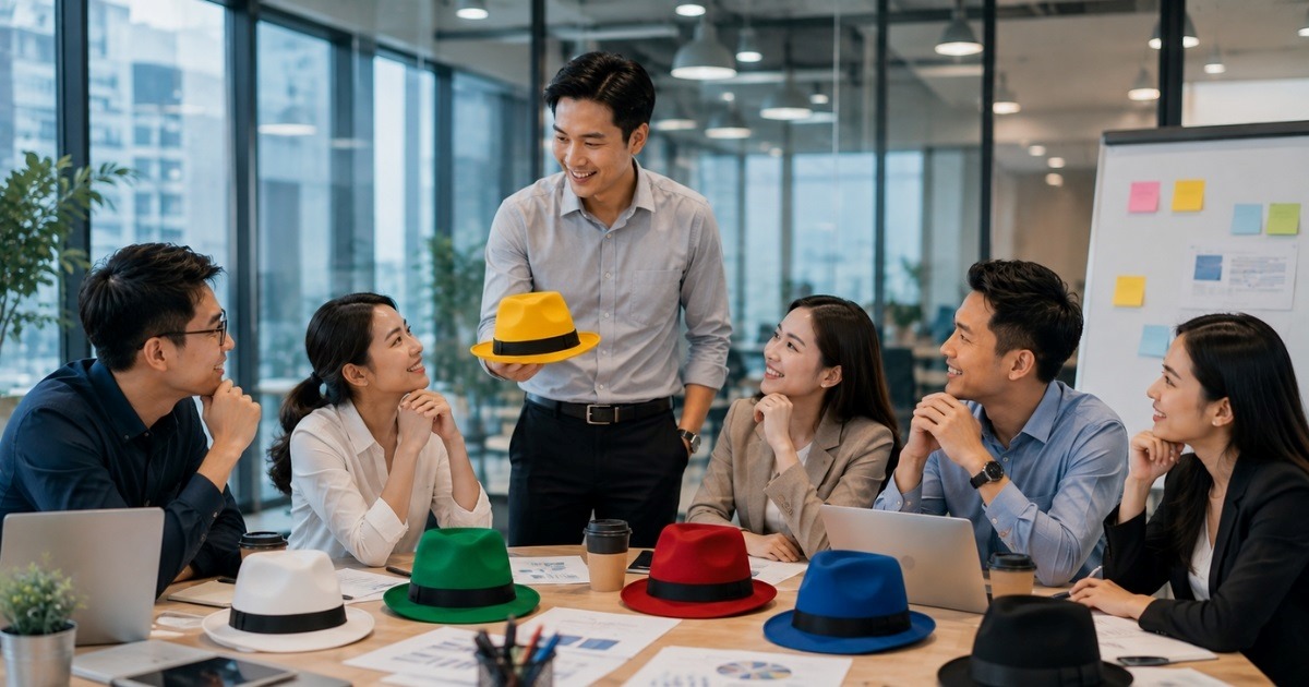 ý nghĩa 6 chiếc mũ tư duy