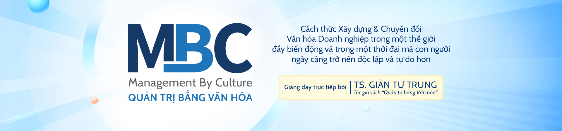 MBC - QUẢN TRỊ BẰNG VĂN HÓA